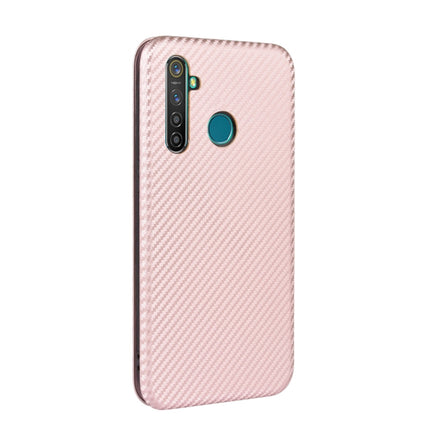Carbon Fiber Texture Magnetic Horizontal Flip TPU + PC + PU Leather Case with Card Slot, For OPPO Realme 5 / Realme 5s, For OPPO Realme 6 Pro, For OPPO Realme 6, For OPPO Realme X3