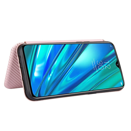 Carbon Fiber Texture Magnetic Horizontal Flip TPU + PC + PU Leather Case with Card Slot, For OPPO Realme 5 / Realme 5s, For OPPO Realme 6 Pro, For OPPO Realme 6, For OPPO Realme X3