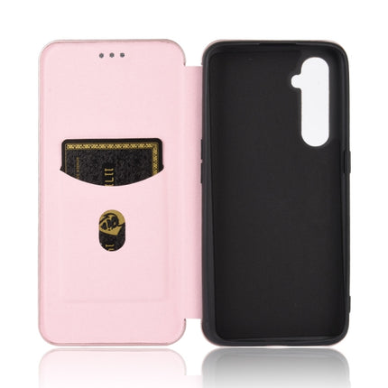 Carbon Fiber Texture Magnetic Horizontal Flip TPU + PC + PU Leather Case with Card Slot, For OPPO Realme X50 Pro / X50 Pro 5G, For OPPO Realme X50 / X50 5G, For OPPO Realme XT / X2 / K5