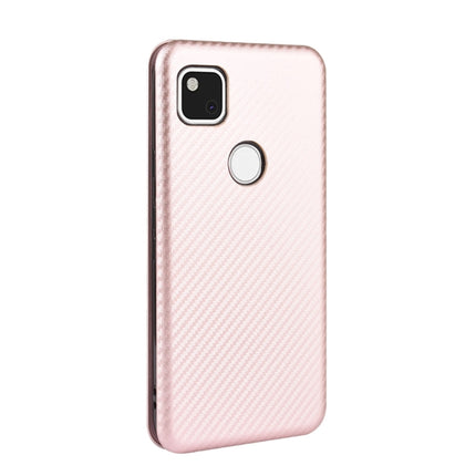 Carbon Fiber Texture Magnetic Horizontal Flip TPU + PC + PU Leather Case with Card Slot, For Google Pixel 4a, For Google Pixel 3 XL, For Google Pixel 3a XL, For Google Pixel 3a
