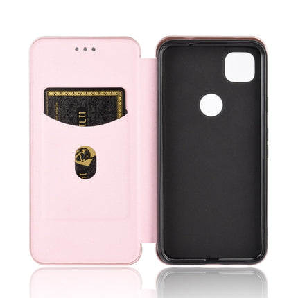 Carbon Fiber Texture Magnetic Horizontal Flip TPU + PC + PU Leather Case with Card Slot, For Google Pixel 4a, For Google Pixel 3 XL, For Google Pixel 3a XL, For Google Pixel 3a