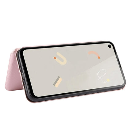 Carbon Fiber Texture Magnetic Horizontal Flip TPU + PC + PU Leather Case with Card Slot, For Google Pixel 4a, For Google Pixel 3 XL, For Google Pixel 3a XL, For Google Pixel 3a