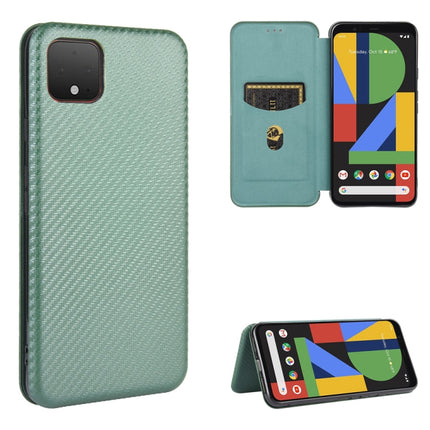 Carbon Fiber Texture Magnetic Horizontal Flip TPU + PC + PU Leather Case with Card Slot, For Google Pixel 3, For Google Pixel 4 XL, For Google Pixel 4