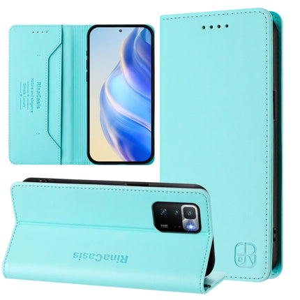 RC01 Dual-Folded Magnetic Suction RFID Leather Phone Case, For Xiaomi Poco X3 GT, For Xiaomi Poco X3 / X3 NFC / X3 Pro, For Xiaomi Mi 11 Ultra