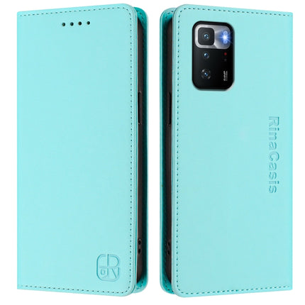 RC01 Dual-Folded Magnetic Suction RFID Leather Phone Case, For Xiaomi Poco X3 GT, For Xiaomi Poco X3 / X3 NFC / X3 Pro, For Xiaomi Mi 11 Ultra