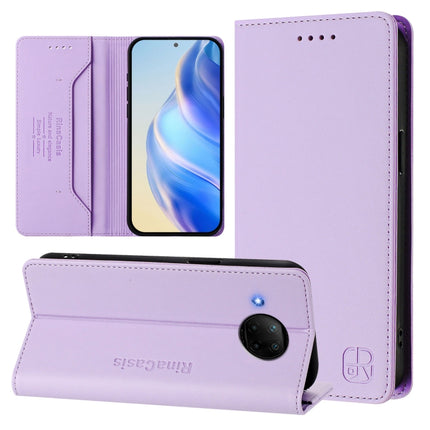 RC01 Dual-Folded Magnetic Suction RFID Leather Phone Case, For Xiaomi Mi 11 Pro, For Xiaomi Mi 11, For Xiaomi Mi 10T Lite 5G