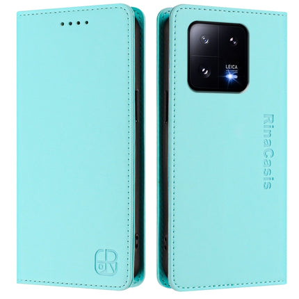 RC01 Dual-Folded Magnetic Suction RFID Leather Phone Case, For Xiaomi 13 Pro 5G, For Xiaomi 13 5G, For Xiaomi 12S Ultra