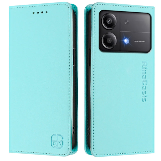 RC01 Dual-Folded Magnetic Suction RFID Leather Phone Case, For Xiaomi Poco X6 Neo 5G, For Xiaomi Poco X6 Pro / Redmi K70E, For Xiaomi Poco X6 5G / Redmi Note 13 Pro 5G