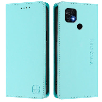 RC01 Dual-Folded Magnetic Suction RFID Leather Phone Case, For Xiaomi Poco C40, For Xiaomi Civi 1S, For Xiaomi Poco M4 Pro 4G