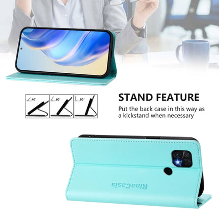 RC01 Dual-Folded Magnetic Suction RFID Leather Phone Case, For Xiaomi Poco C40, For Xiaomi Civi 1S, For Xiaomi Poco M4 Pro 4G