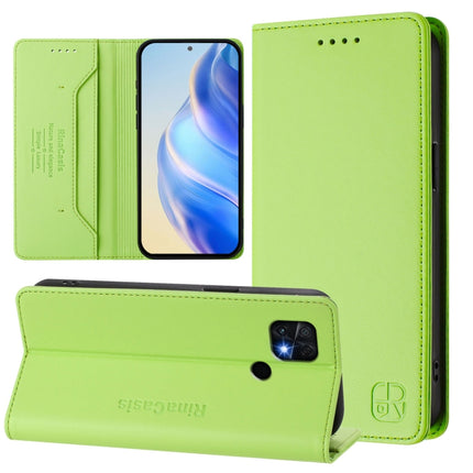 RC01 Dual-Folded Magnetic Suction RFID Leather Phone Case, For Xiaomi Poco C40, For Xiaomi Civi 1S, For Xiaomi Poco M4 Pro 4G