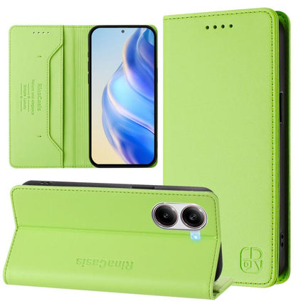 RC01 Dual-Folded Magnetic Suction RFID Leather Phone Case, For Xiaomi 15 Ultra, For Xiaomi Poco X7 Pro 5G / Redmi Turbo 4 5G, For Xiaomi Poco M7 Pro 5G