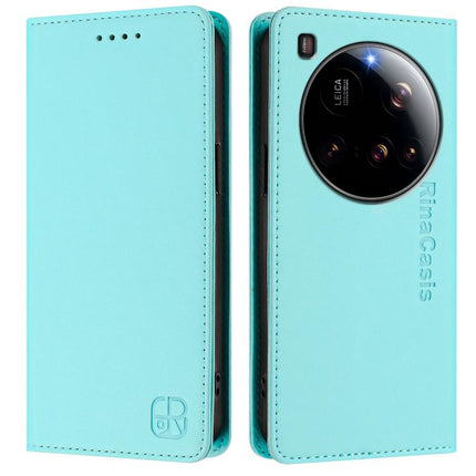 RC01 Dual-Folded Magnetic Suction RFID Leather Phone Case, For Xiaomi 15 Ultra, For Xiaomi Poco X7 Pro 5G / Redmi Turbo 4 5G, For Xiaomi Poco M7 Pro 5G