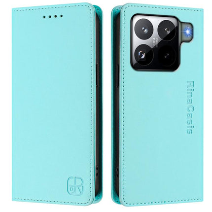RC01 Dual-Folded Magnetic Suction RFID Leather Phone Case, For Xiaomi 15S Pro, For Xiaomi Poco M7 5G / C75 4G, For Xiaomi Poco X7 5G / Redmi Note 14 Pro 5G