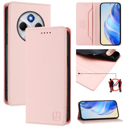 RC01 Dual-Folded Magnetic Suction RFID Leather Phone Case, For Xiaomi 15S Pro, For Xiaomi Poco M7 5G / C75 4G, For Xiaomi Poco X7 5G / Redmi Note 14 Pro 5G