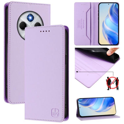 RC01 Dual-Folded Magnetic Suction RFID Leather Phone Case, For Xiaomi 15S Pro, For Xiaomi Poco M7 5G / C75 4G, For Xiaomi Poco X7 5G / Redmi Note 14 Pro 5G