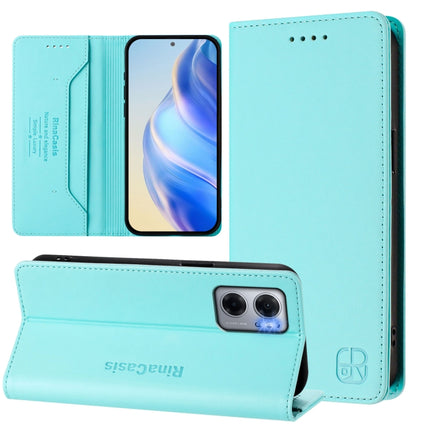 RC01 Dual-Folded Magnetic Suction RFID Leather Phone Case, For Redmi Note 11 Pro 5G / 4G / Global, For Redmi 10 5G / 10 Prime+ 5G Global, For Redmi Note 11S 5G / Xiaomi Poco M4 Pro 5G