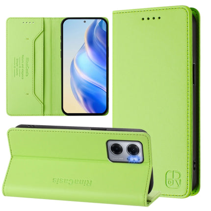 RC01 Dual-Folded Magnetic Suction RFID Leather Phone Case, For Redmi Note 11 Pro 5G / 4G / Global, For Redmi 10 5G / 10 Prime+ 5G Global, For Redmi Note 11S 5G / Xiaomi Poco M4 Pro 5G