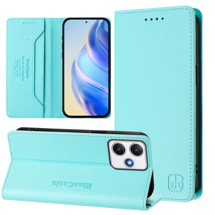 RC01 Dual-Folded Magnetic Suction RFID Leather Phone Case, For Redmi Note 13 Pro+ 5G Global, For Redmi K60 Ultra / Xiaomi 13T / 13T Pro, For Redmi 12 5G / 4G Global / Note 12R