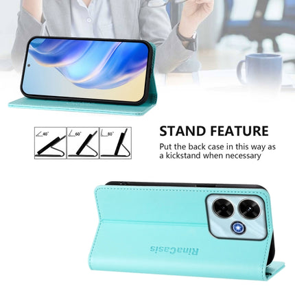RC01 Dual-Folded Magnetic Suction RFID Leather Phone Case, For Redmi 13 5G / 4G Global, For Redmi A3 / Xiaomi Poco C61 4G Global, For Redmi Note 13 Pro 4G Global