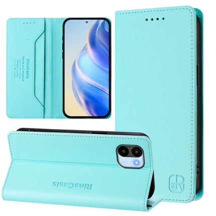 RC01 Dual-Folded Magnetic Suction RFID Leather Phone Case, For Redmi Note 12 4G Global, For Redmi A1 4G Global / A2 4G, For Redmi Note 12 Pro Speed / Note 12 Pro 5G