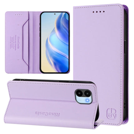 RC01 Dual-Folded Magnetic Suction RFID Leather Phone Case, For Redmi Note 12 4G Global, For Redmi A1 4G Global / A2 4G, For Redmi Note 12 Pro Speed / Note 12 Pro 5G