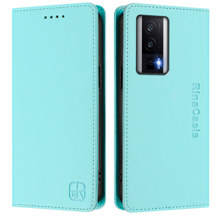 RC01 Dual-Folded Magnetic Suction RFID Leather Phone Case, For Redmi K60 / K60 Pro, For Redmi Note 12 Explorer, For Redmi K50 Ultra / Xiaomi 12T / 12T Pro