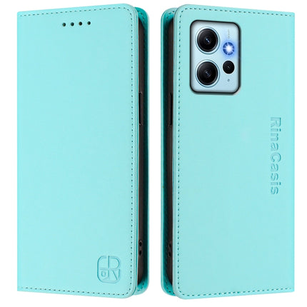 RC01 Dual-Folded Magnetic Suction RFID Leather Phone Case, For Redmi Note 12 4G Global, For Redmi A1 4G Global / A2 4G, For Redmi Note 12 Pro Speed / Note 12 Pro 5G
