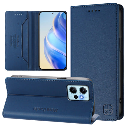 RC01 Dual-Folded Magnetic Suction RFID Leather Phone Case, For Redmi Note 12 4G Global, For Redmi A1 4G Global / A2 4G, For Redmi Note 12 Pro Speed / Note 12 Pro 5G