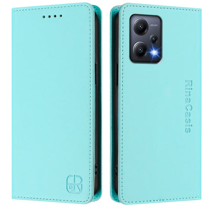 RC01 Dual-Folded Magnetic Suction RFID Leather Phone Case, For Redmi Note 12 5G India / Xiaomi Poco X5, For Redmi A1+ 4G / Xiaomi Poco C50 4G, For Redmi 12C / 11A