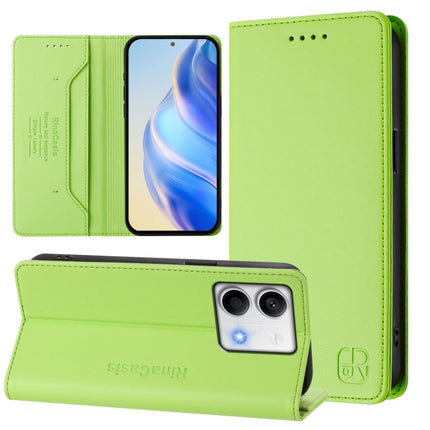 RC01 Dual-Folded Magnetic Suction RFID Leather Phone Case, For Redmi Note 13 4G Global, For Redmi 13C 5G / 4G Global, For Redmi Note 13 5G Global