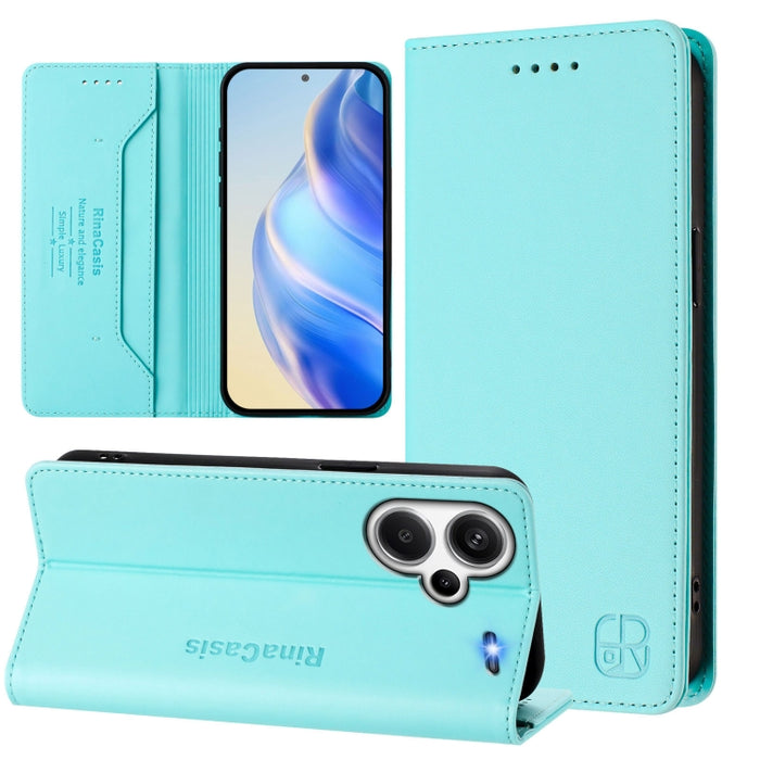 RC01 Dual-Folded Magnetic Suction RFID Leather Phone Case, For Redmi Note 13 Pro+ 5G Global, For Redmi K60 Ultra / Xiaomi 13T / 13T Pro, For Redmi 12 5G / 4G Global / Note 12R
