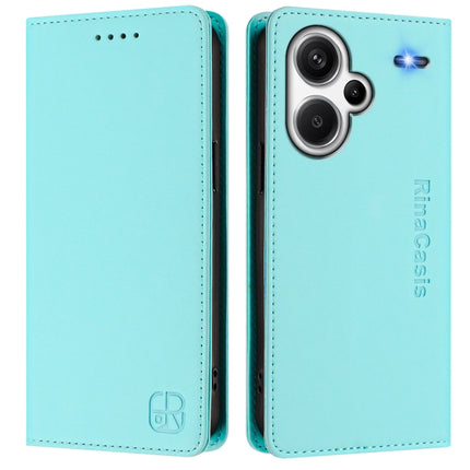 RC01 Dual-Folded Magnetic Suction RFID Leather Phone Case, For Redmi Note 13 Pro+ 5G Global, For Redmi K60 Ultra / Xiaomi 13T / 13T Pro, For Redmi 12 5G / 4G Global / Note 12R