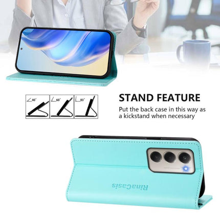 RC01 Dual-Folded Magnetic Suction RFID Leather Phone Case, For Redmi 15 5G Global / 15 4G SEA 169.5mm, For Redmi 15 5G / 4G EU 171mm, For Redmi Note 14 4G 164.84mm EU Version