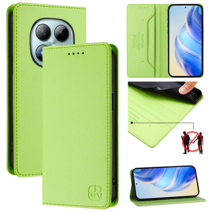 RC01 Dual-Folded Magnetic Suction RFID Leather Phone Case, For Redmi Note 15 Pro+ 5G Global 163.3mm, For Redmi Note 15 4G / 5G Global 164mm, For Redmi Note 15 Pro 5G Global 163.6mm