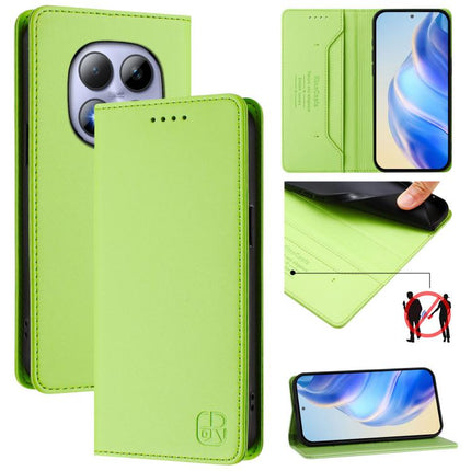 RC01 Dual-Folded Magnetic Suction RFID Leather Phone Case, For Redmi Note 15 Pro+ 5G Global 163.3mm, For Redmi Note 15 4G / 5G Global 164mm, For Redmi Note 15 Pro 5G Global 163.6mm