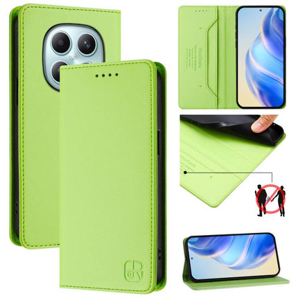 RC01 Dual-Folded Magnetic Suction RFID Leather Phone Case, For Redmi Note 15 Pro+ 5G Global 163.3mm, For Redmi Note 15 4G / 5G Global 164mm, For Redmi Note 15 Pro 5G Global 163.6mm