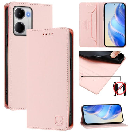 RC01 Dual-Folded Magnetic Suction RFID Leather Phone Case, For Redmi 15a 5G Global, For Redmi Turbo 5 Max / Poco X8 Pro Max, For Redmi Turbo 5 Global / Poco X8 Pro 5G