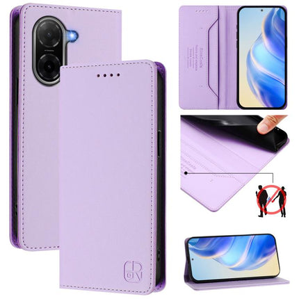 RC01 Dual-Folded Magnetic Suction RFID Leather Phone Case, For Redmi A7 / A5 171mm / Poco C71 4G, For Redmi K90 Max 5G, For Redmi A7 Pro 171mm / Poco C81 / C85x 5G