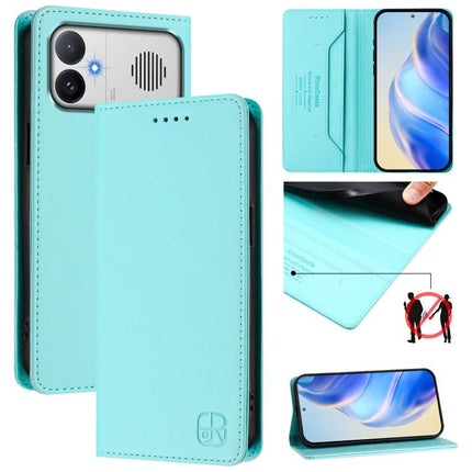 RC01 Dual-Folded Magnetic Suction RFID Leather Phone Case, For Redmi A7 / A5 171mm / Poco C71 4G, For Redmi K90 Max 5G, For Redmi A7 Pro 171mm / Poco C81 / C85x 5G