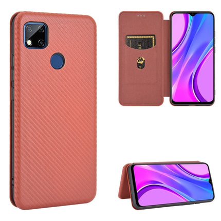 Carbon Fiber Texture Magnetic Horizontal Flip TPU + PC + PU Leather Case with Card Slot, For Xiaomi Redmi 9C, For Xiaomi Redmi 8A, For Xiaomi Redmi 8, For Xiaomi Redmi 9
