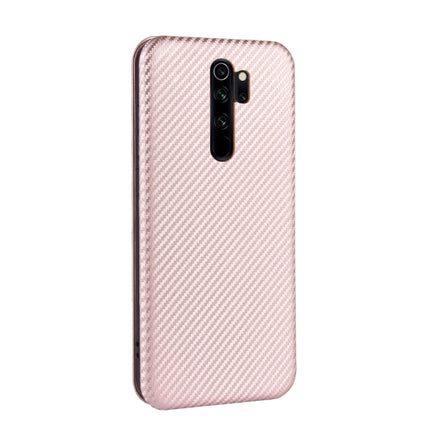 Carbon Fiber Texture Magnetic Horizontal Flip TPU + PC + PU Leather Case with Card Slot, For Xiaomi Redmi Note 8 Pro, For Xiaomi Redmi Note 9, For Xiaomi Redmi Note 9S, For Xiaomi Redmi Note 8T