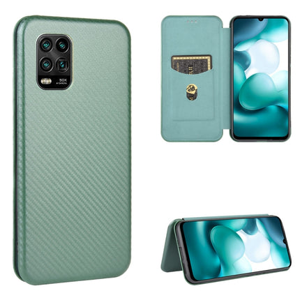 Carbon Fiber Texture Magnetic Horizontal Flip TPU + PC + PU Leather Case with Card Slot, For Xiaomi Redmi Note 8, For Xiaomi Mi 10 Lite, For Xiaomi Mi 10 Ultra, For Xiaomi Mi 10 5G
