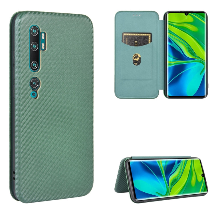 Carbon Fiber Texture Magnetic Horizontal Flip TPU + PC + PU Leather Case with Card Slot, For Xiaomi Mi CC9 Pro, For Xiaomi Mi Note 10 Lite, For Xiaomi Black Shark 3, For Xiaomi Mi 10 Pro 5G