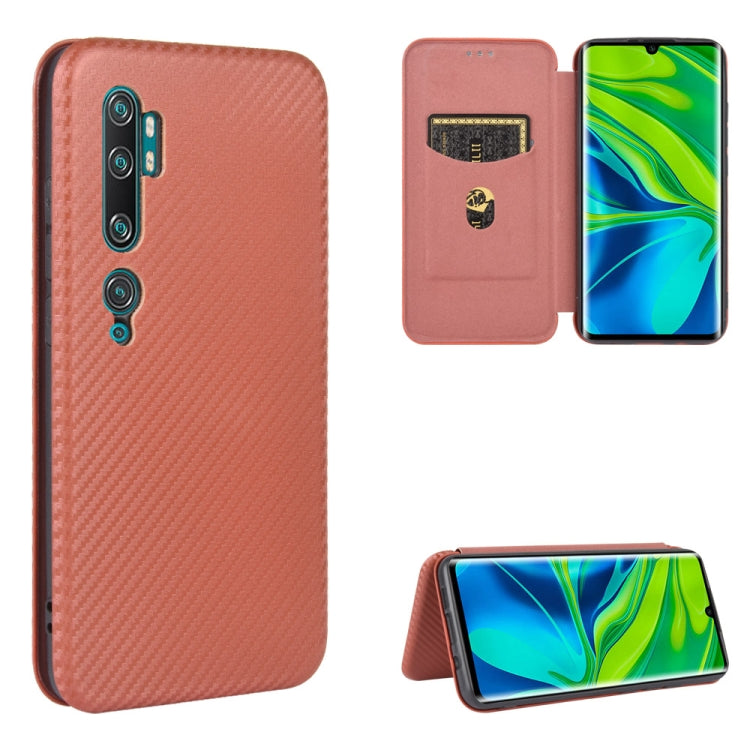 Carbon Fiber Texture Magnetic Horizontal Flip TPU + PC + PU Leather Case with Card Slot, For Xiaomi Mi CC9 Pro, For Xiaomi Mi Note 10 Lite, For Xiaomi Black Shark 3, For Xiaomi Mi 10 Pro 5G