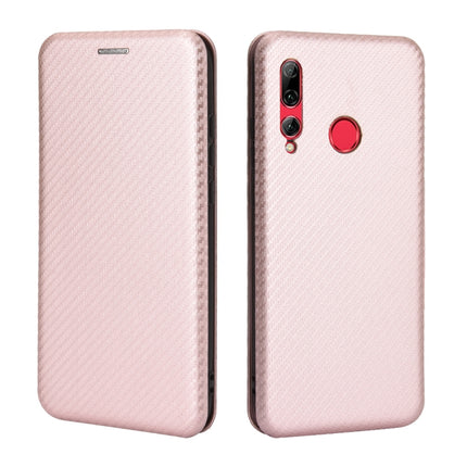 Carbon Fiber Texture Magnetic Horizontal Flip TPU + PC + PU Leather Case with Card Slot, For Huawei Honor 10i / 20i, For Huawei Honor 20 / nova 5T, For Huawei nova 7 SE / P40 Lite 5G, For Huawei nova 6 4G