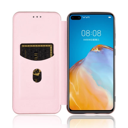 Carbon Fiber Texture Magnetic Horizontal Flip TPU + PC + PU Leather Case with Card Slot, For Huawei P40, For Huawei Y6p, For Huawei Y8p / Enjoy 10S, For Huawei Honor 9X Lite