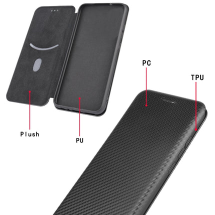 Carbon Fiber Texture Magnetic Horizontal Flip TPU + PC + PU Leather Case with Card Slot, For Huawei P40, For Huawei Y6p, For Huawei Y8p / Enjoy 10S, For Huawei Honor 9X Lite