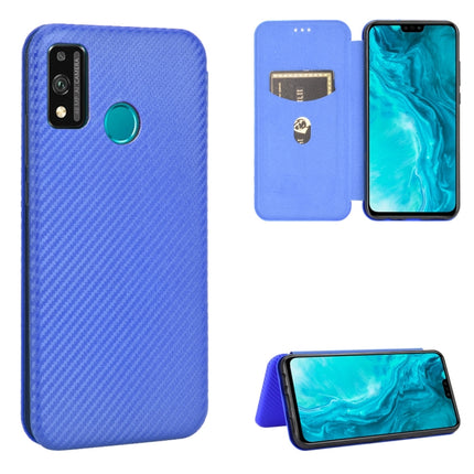 Carbon Fiber Texture Magnetic Horizontal Flip TPU + PC + PU Leather Case with Card Slot, For Huawei P40, For Huawei Y6p, For Huawei Y8p / Enjoy 10S, For Huawei Honor 9X Lite