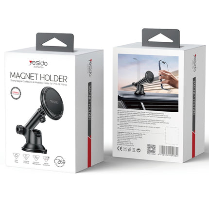 Yesido C269 Car Center Console MagSafe Magnetic Phone Holder, C269